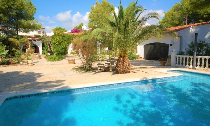 Les Tres Cales Villa | Relax at Saona Villas: Private Pool & Ocean Views Await
