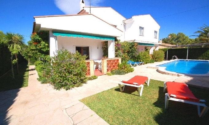 Les Tres Cales Villa | Spacious SAONA VILLAS: Private Pool & Ocean Views for 12