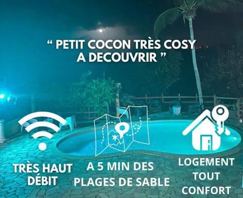 Saint-Francois Apartment | Experience SAPHIR-Villa Le Colibri: 4-Star Oceanfront Escape