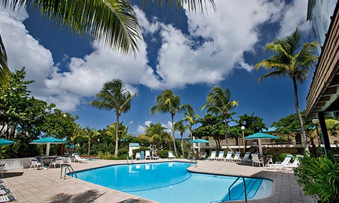 Red Hook Apartment | Relax at Sapphire Village Resort with Oceanfront Amenities