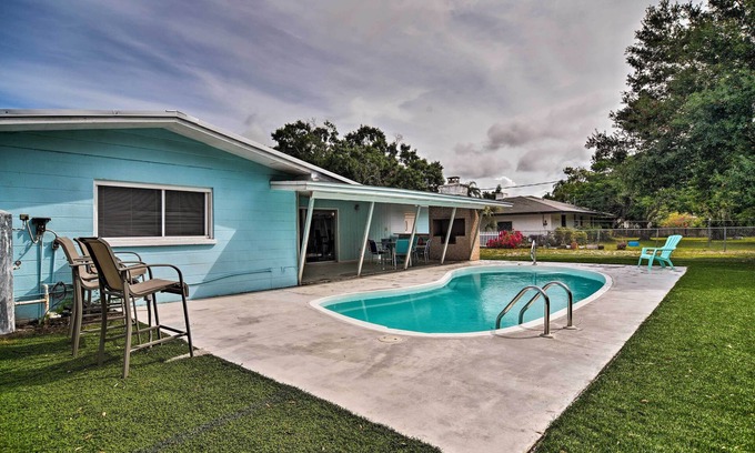 Trailer Estates House | Tranquil Sarasota Home with Pool and Water Access