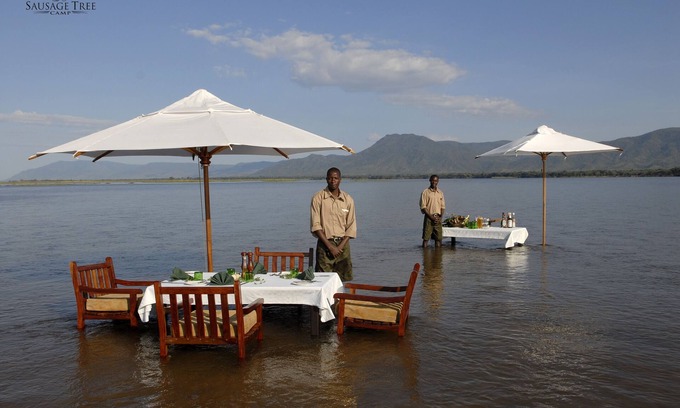 Lusaka Province Cabin | Experience Comfort at Sausage Tree Camp with Private Pool