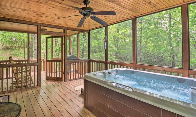 Helen Cabin | Tranquil Sautee Mountain Retreat with Spa & Hot Tub