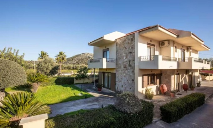 Kalithies Villa | Exceptional Savvinas House Near Traganou Beach with Ocean Views