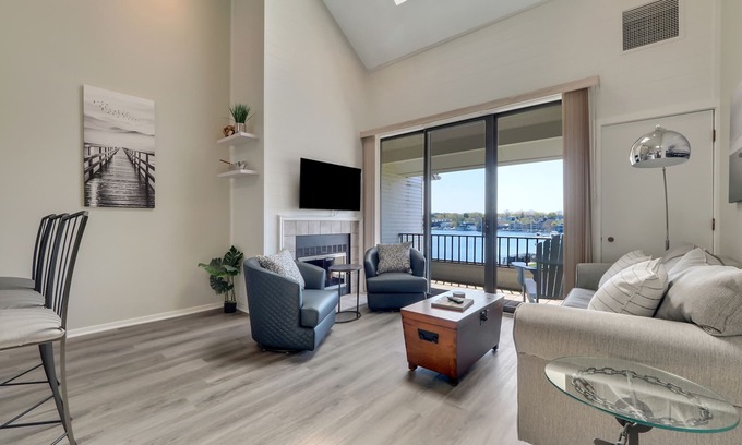 Charlevoix Condo | Waterfront 2 Bedroom Retreat in Downtown Charlevoix