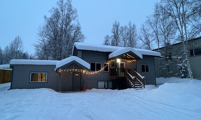 Chugiak House | Tranquil Alaskan Cabin Retreat with Spa and Pet Friendly