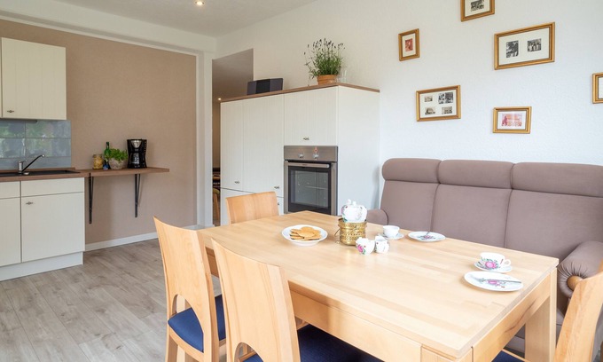 Spiekeroog Apartment | Family-Friendly Retreat with Oceanfront Views and Terrace