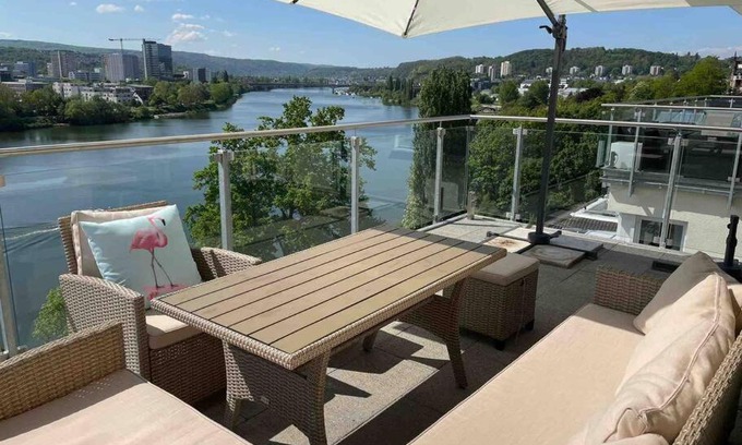 Metternich Apartment | Spectacular Views of Koblenz from a Family-Friendly Retreat