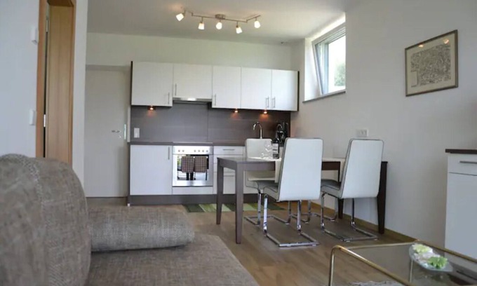 Berg/Monte Apartment | "Schlern" vacation apartment with garden, breathtaking view and organic bathing pond