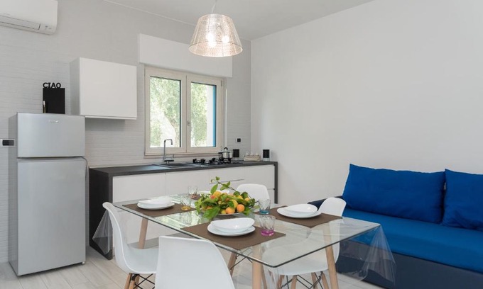 Mattinata Apartment | Beachfront Scilla Marina: Rated 9.4 with Ocean Views