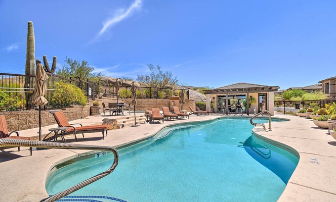 Troon North Condo | Pristine Scottsdale Vacation Home with Pool and Spa Access