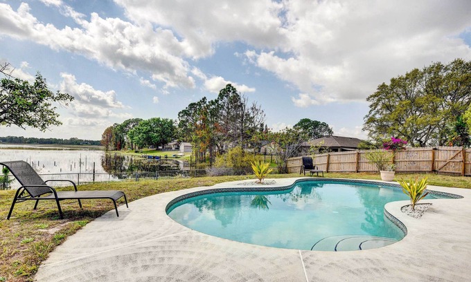 Deltona Lakes House | Inviting Waterfront Deltona Home with Pool and Spa