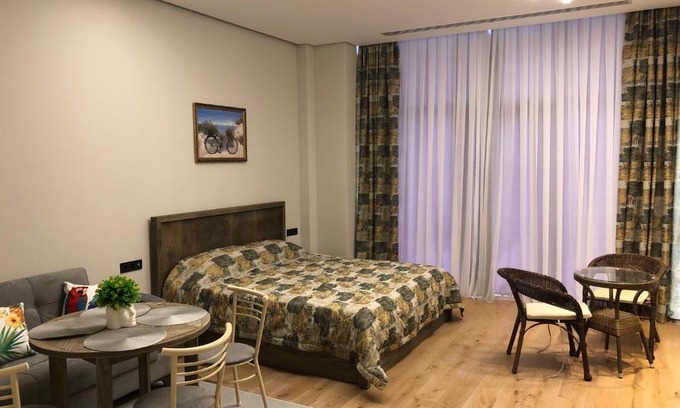 Nardaran Apartment | Guest Rated: Sea Breeze Lighthouse with Pool & Family Fun