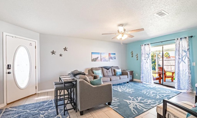 Navarre House | Exceptional Sea Breeze Retreat: Family-Friendly Comfort