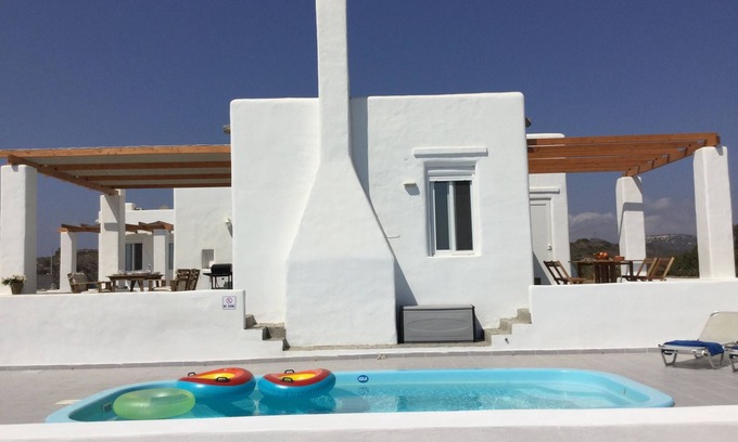 Lahania Villa | Sea Breeze Traditional Villa: Private Pool & Aegean Sea Views