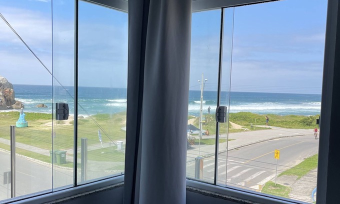Enseada House | Beachside Retreat: Sea Front Prainha with Spa & Ocean View