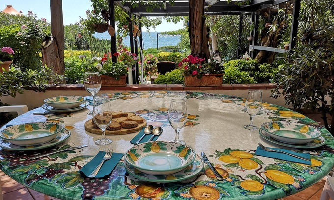 Mondragone Apartment | Oceanfront Villa Ferrero Domus Mariis: 9.6/10 Guest Rated