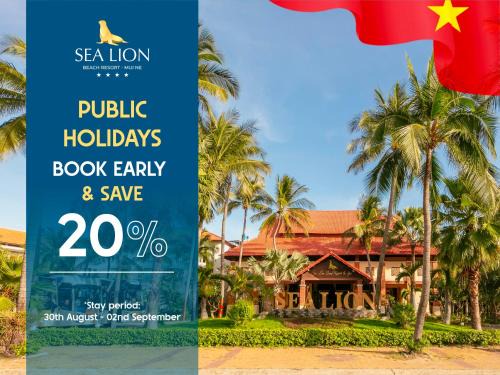 East Ham Tien Beach Resort | Relax at Sea Lion Beach Resort Mui Ne with Oceanfront Views