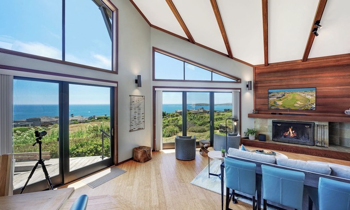 Bodega Bay House | Experience Sea-renity: Ocean Views, Fireplace & Hot Tub