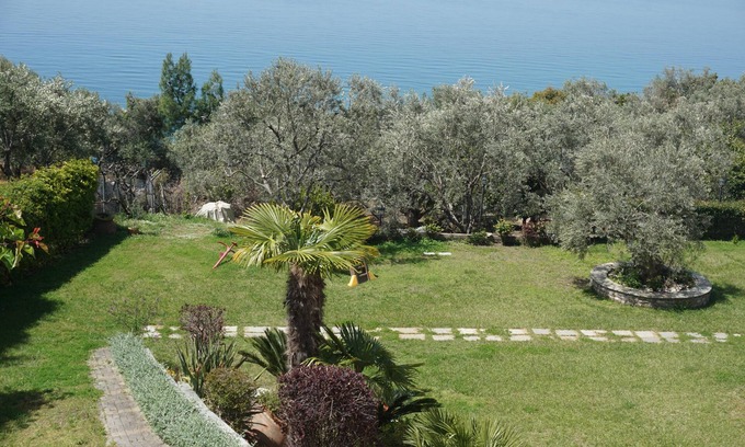 Lefokastron Apartment | Seaside Retreat with Ocean View and Lush Garden Oasis