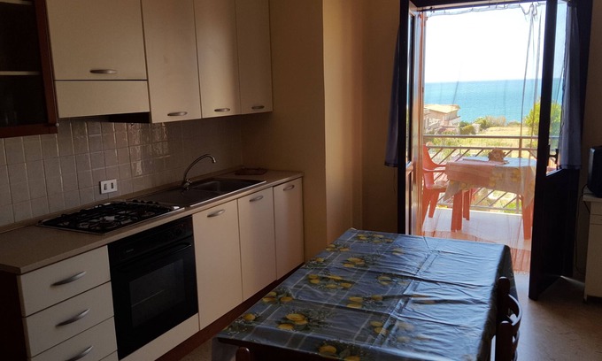Trappeto Apartment | Cozy Sea View Apartment with Kitchen & Pet-Friendly Features