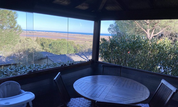 Agde Ski Chalet | Indulge in Sea View Chalet Les Pescalunes at Cap D'Agde