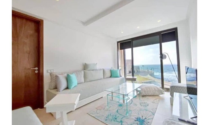 SOUR JDID Apartment | Sea View Escape Near Hassan II Mosque - Pet Friendly Stay