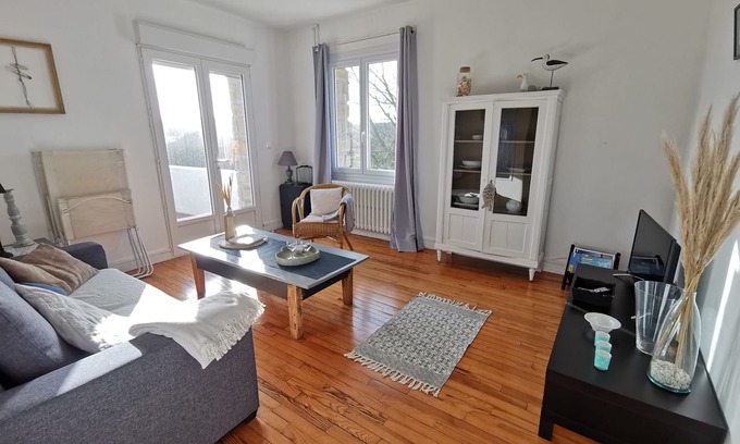 Penmarch Apartment | Oceanfront Retreat: SEA VIEW Penmarch, 9.8 Rated Stay