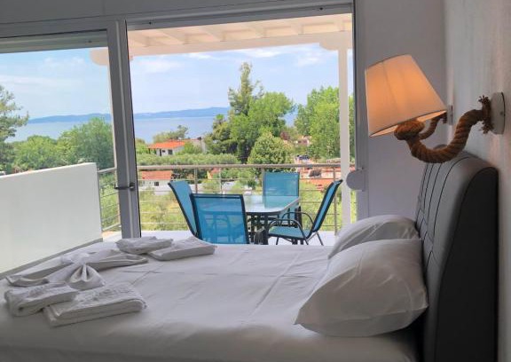 Porto Carras Apartment | Seaside Studio Retreat - Guest Rated 9.3, Child Friendly