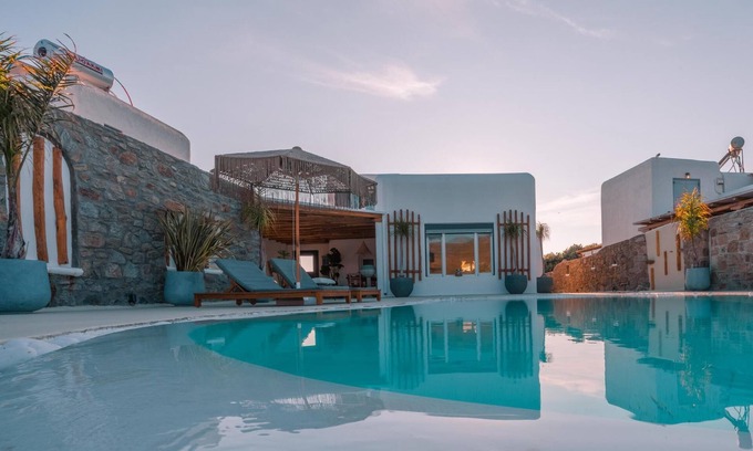 Ftelia Villa | Experience Sea Walk Villa Mykonos with Private Pool & Breakfast