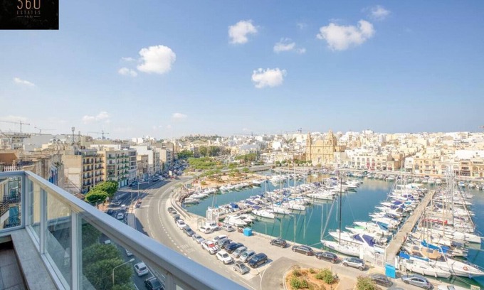 Pieta Apartment | Seafront Designer Apartment with Private Terrace & WIFI