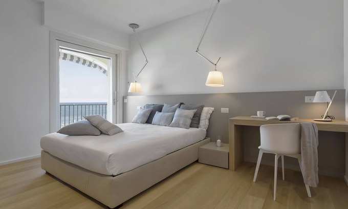 Riccione Apartment | Seafront Suite with Scenic Terrace in Riccione