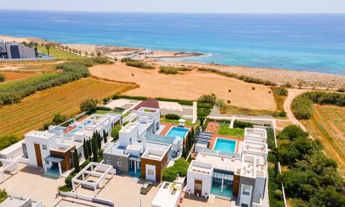 Ayia Napa Villa | Oceanfront Seafront Villa Layla - 4-Star Guest Rated Stay