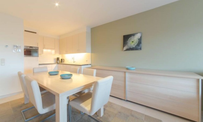 Bredene Apartment | Oceanfront Getaway: Seaside 4.02 by Interhome Awaits