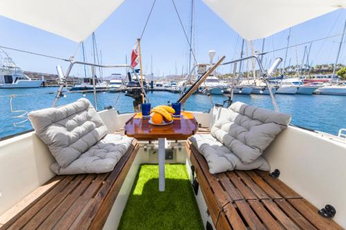 Puerto Calero Boat Rental | Oceanfront Escape: Seaside Stay on a Sail Yacht