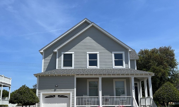 Corolla Cottage | Oceanfront Seaside Cottage OBX with Private Pool & Hot Tub