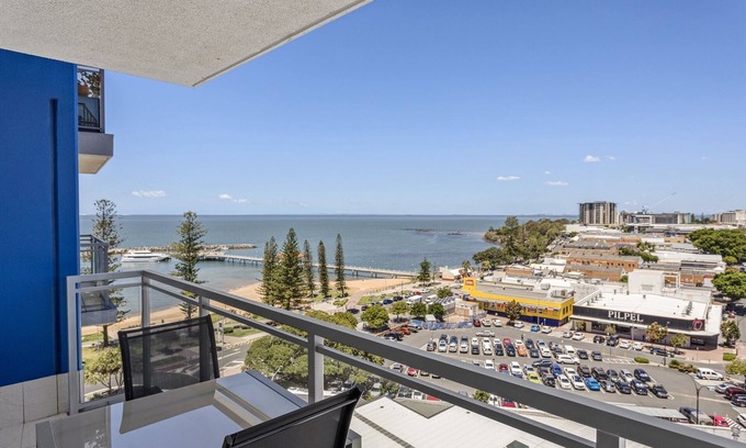 Redcliffe Apartment | Seaside Escape with Pool, Balcony and Views