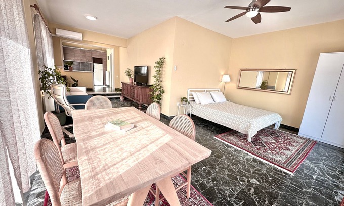 Olymbiaki Akti Apartment | Family-Friendly Neos Apartment Steps from the Sea