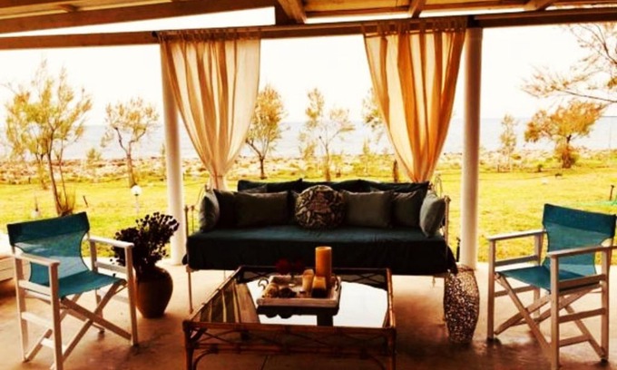 Agrilos House | Charming Seaside House with Oceanfront Views & Pet Friendly