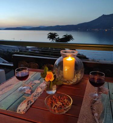Korithion Apartment | Pet-Friendly Seaside Sunset with Oceanfront Views