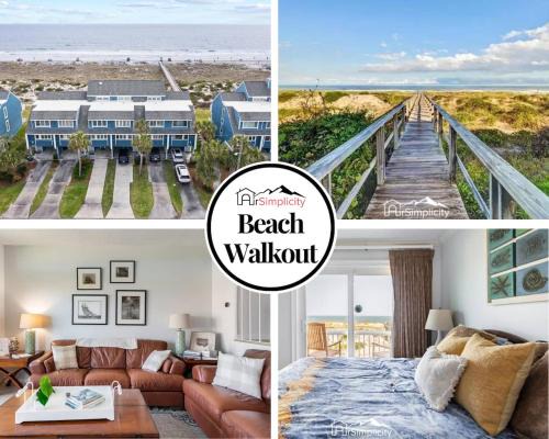 Fernandina Beach House | Oceanfront Getaway with Two Balconies & Family Pool Access