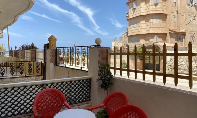Borg el Arab House | Oceanfront Two-Bedroom Chalet in Sidi Krir Awaits You