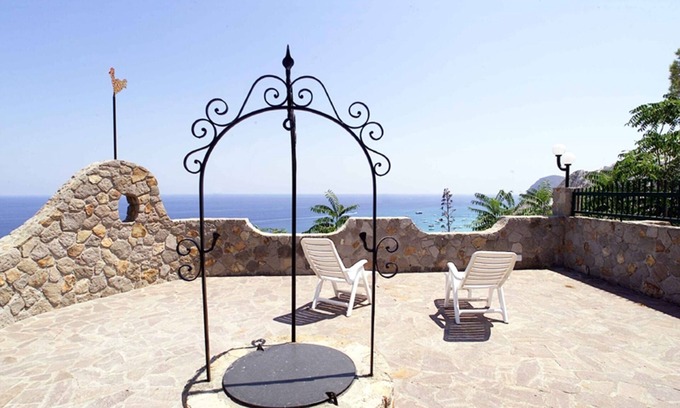 Acquacalda Villa | Seaside Villa with Ocean View and Pool Near Pumice Quarries