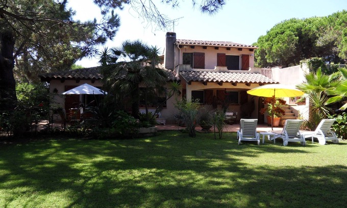 Pineto Villa | Seaside Villa: Terrace, Garden & Pool with Ocean Views