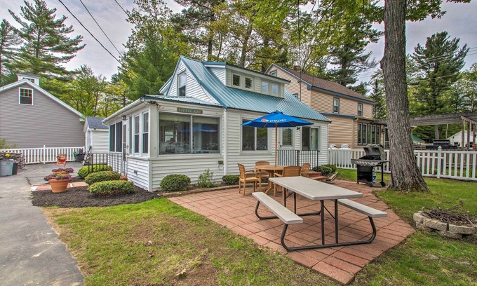 Sebago Cottage | Unforgettable Sebago Lake Cottage with Beach Access & Spa