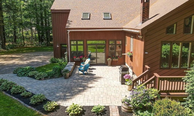 Windham House | Explore Sebago Pine Lodge with Unique Bonus Yurt Stay