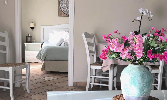 Agios Gordios Apartment | Top-Rated Sebastian's - Garden Apartment with Ocean Views