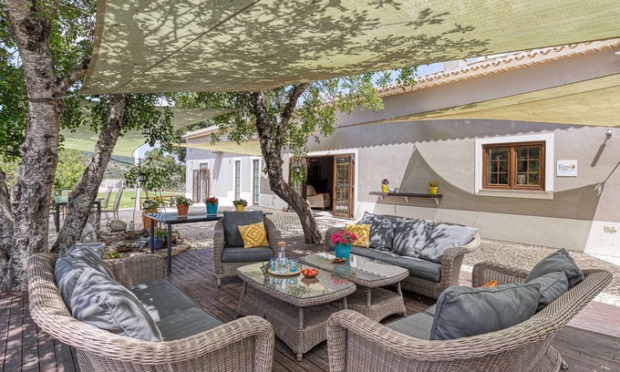 Sao Bartolomeu de Messines Villa | Tranquil Algarve Retreat with Ocean Views & Spa Amenities
