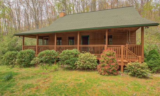 Cranberry Falls House | Secluded 2 BR Cabin with Hot Tub and Breathtaking Views