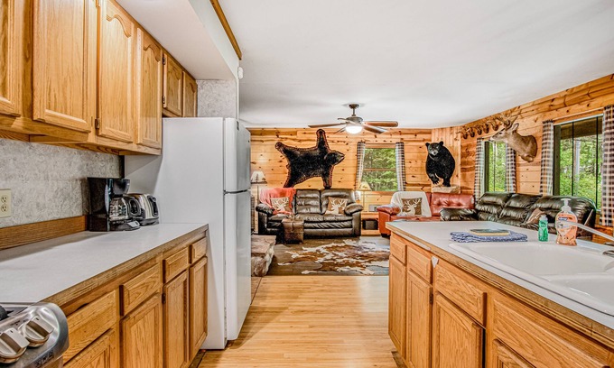 Lac du Flambeau House | Tranquil Pet-Friendly Getaway with Dock and Kayaks